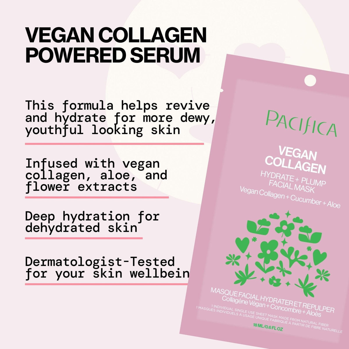 Vegan Collagen Hydrate & Plump Facial Mask